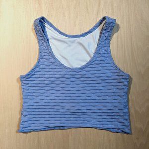 Booty by Brabants Chrome Cropped Tank Lavender  *NEW WITHOUT TAGS*